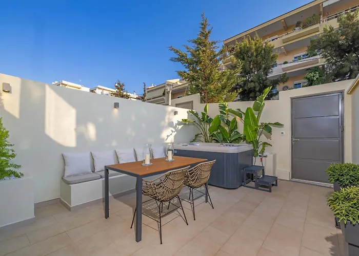 Lägenhet Earthy Haven-minimalist Luxury & Hot Tub *